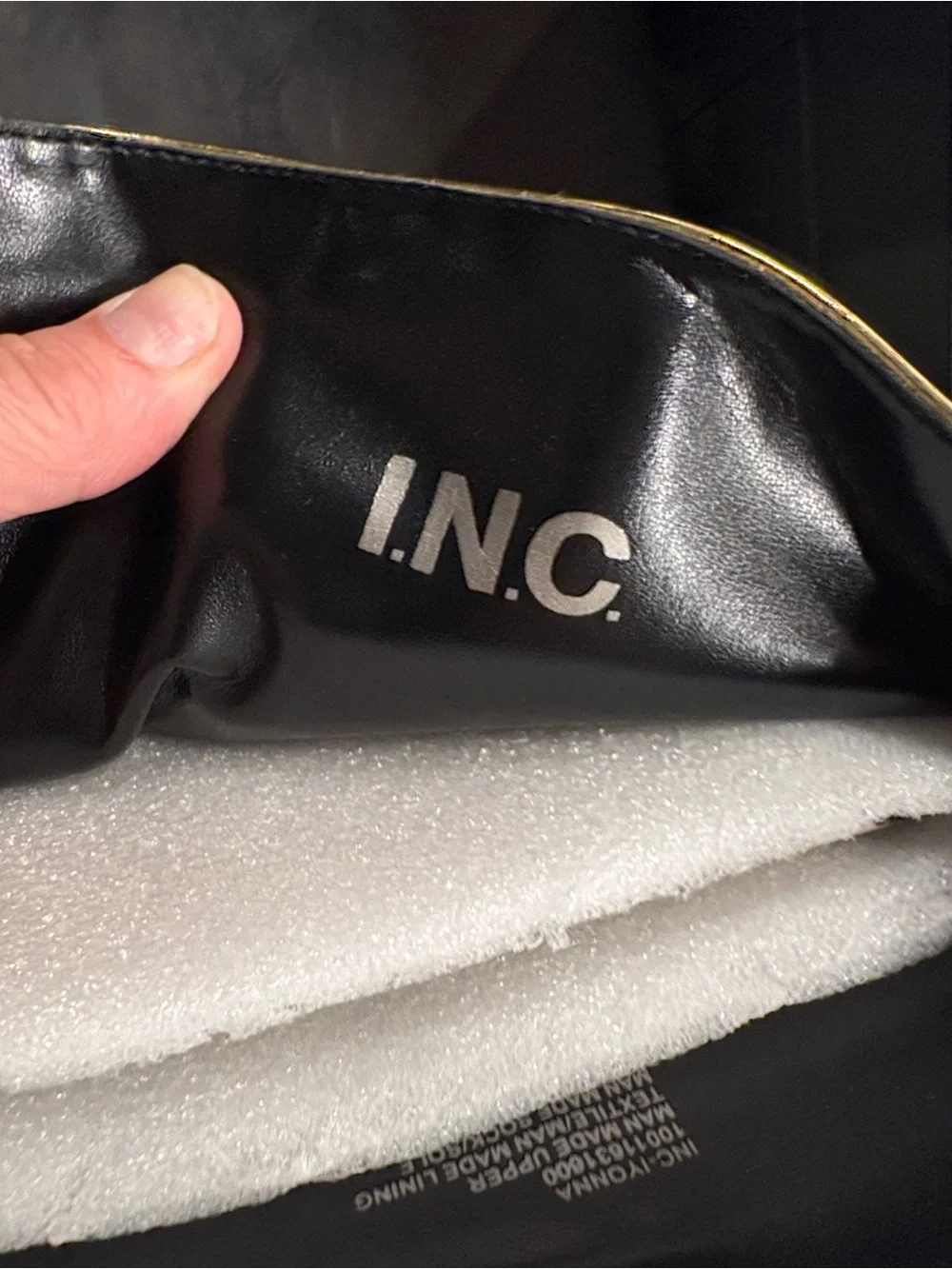 INC International Concepts Shiny Gold Over-the-Knee Ruched Stiletto Boots